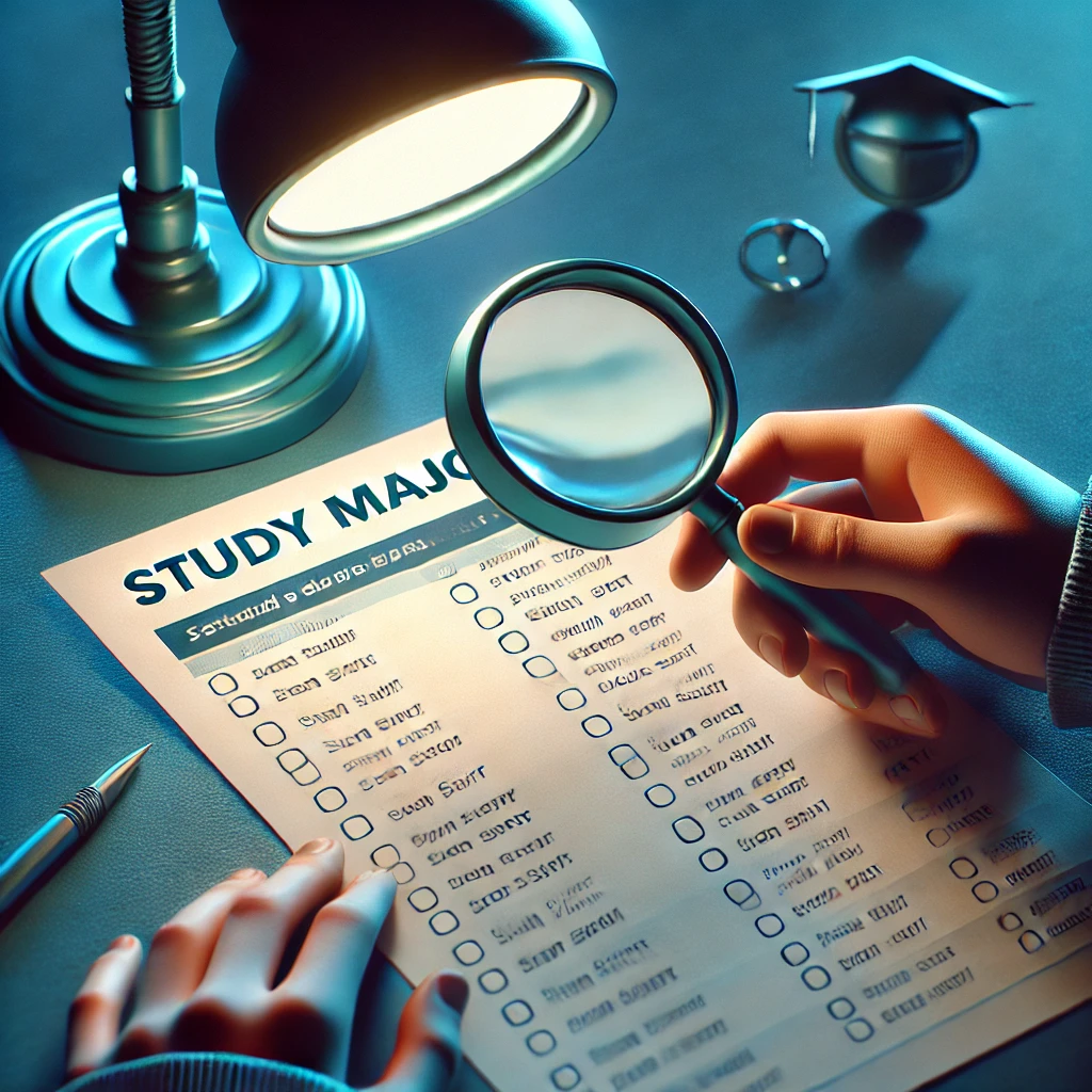 Explore fields of study